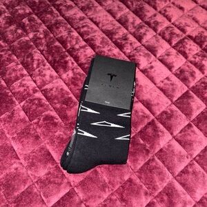 Tesla Men's Black and White Cybertruck Socks